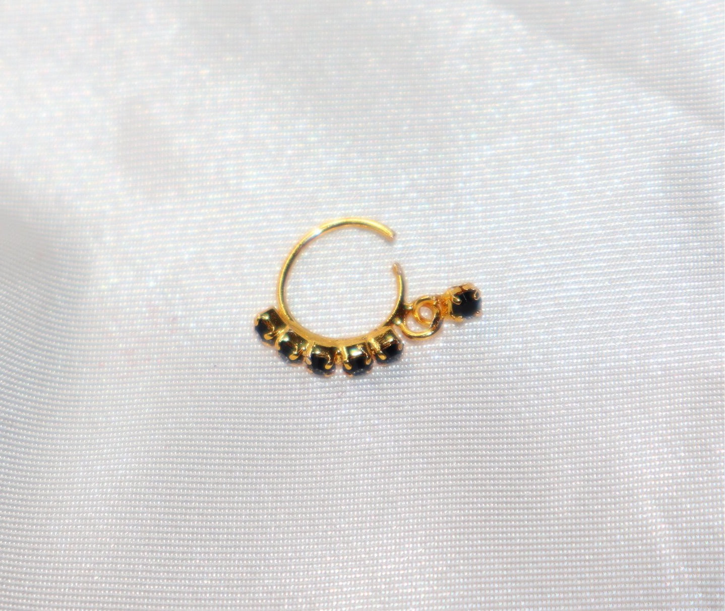 Faux Nose Ring - Fake Nose Hoop Ring - Silver or Gold - Clip On Jewelr –  CYDesignStudio